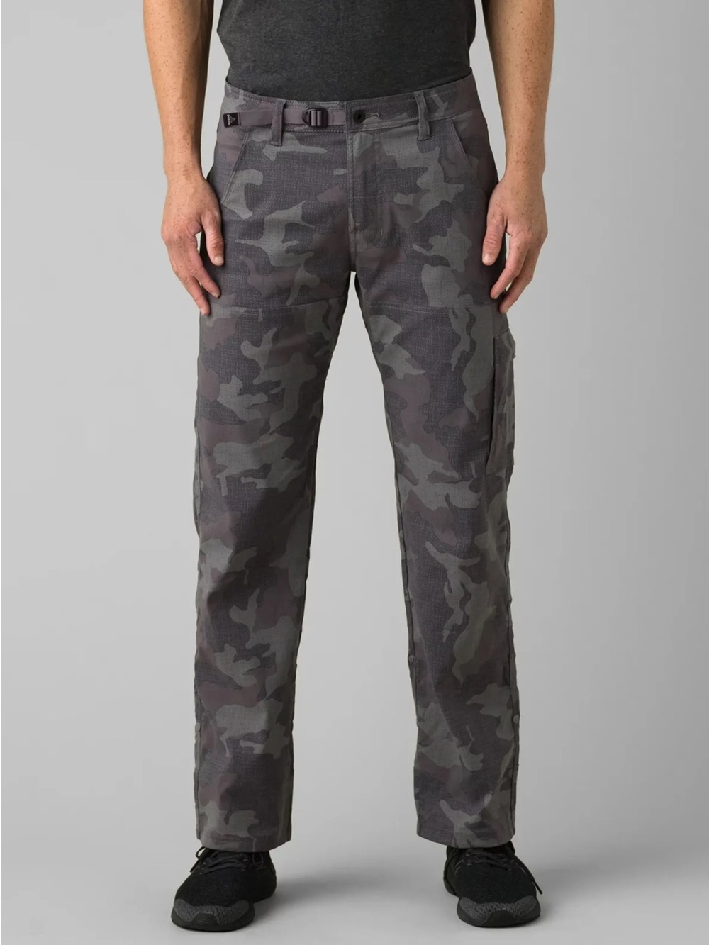 Prana Stretch Zion Gravel Gray Camouflage Outdoor Pants Hunting Hiking straight